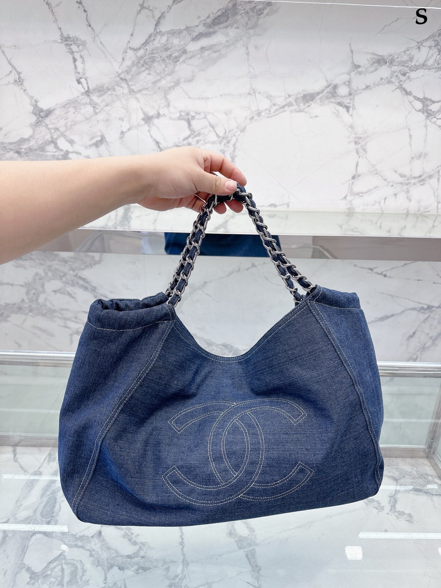 6XC70B ( fashion Denim material bag)