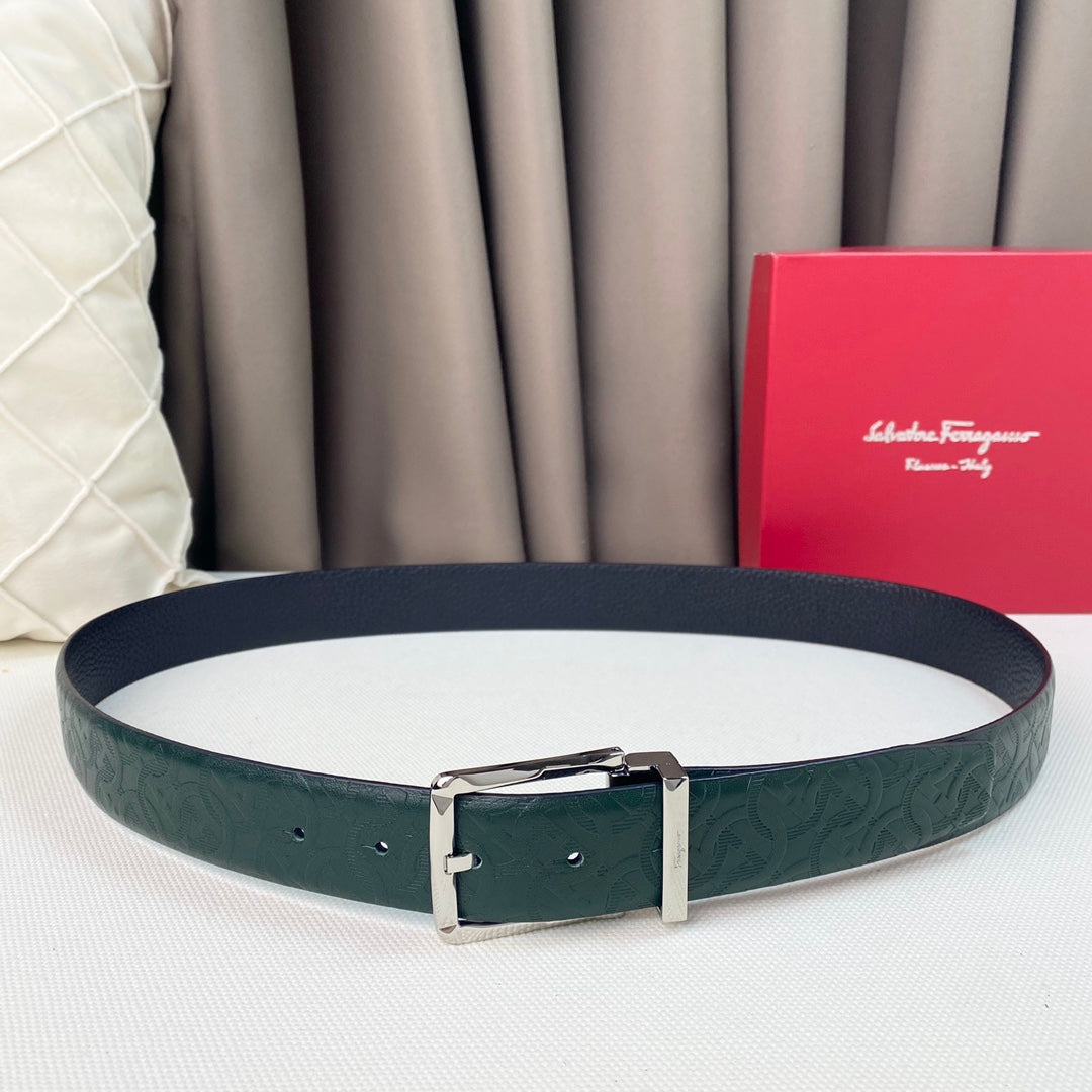 1: 1 High -quality head layer leather belt  1YA14P